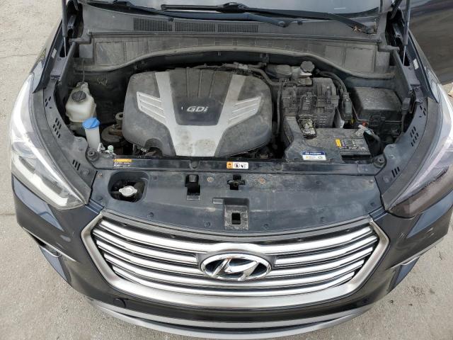 KM8SM4HF2HU228367 - 2017 HYUNDAI SANTA FE SE BLUE photo 12