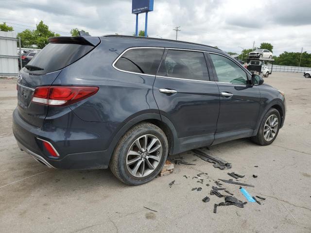 KM8SM4HF2HU228367 - 2017 HYUNDAI SANTA FE SE BLUE photo 3