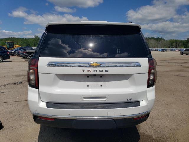 1GNSCNKD5NR212531 - 2022 CHEVROLET TAHOE C1500 LT WHITE photo 6