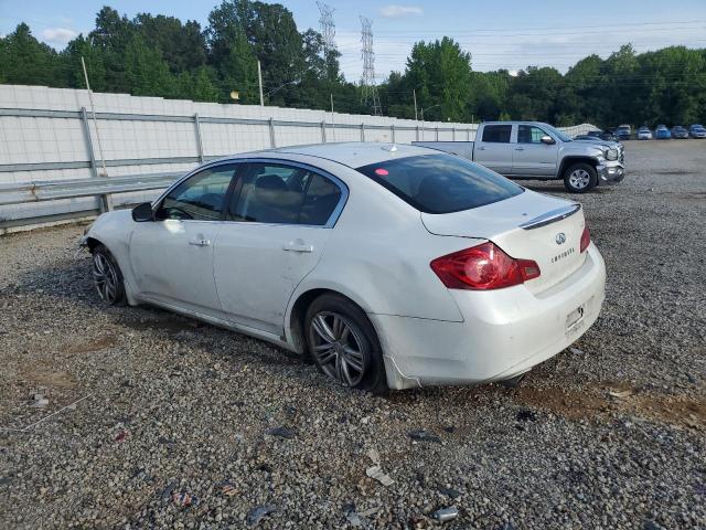 JN1CV6AP3DM300159 - 2013 INFINITI G37 BASE WHITE photo 2