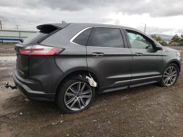 2FMPK4K96KBC63716 - 2019 FORD EDGE TITANIUM GRAY photo 3