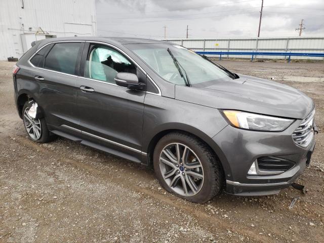 2FMPK4K96KBC63716 - 2019 FORD EDGE TITANIUM GRAY photo 4