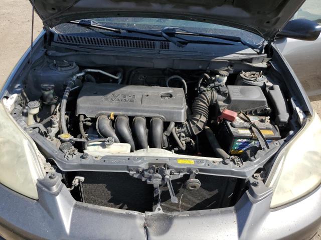 2T1KR32E25C483030 - 2005 TOYOTA COROLLA MA XR GRAY photo 11