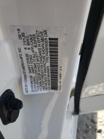 19UUB1F34KA004876 - 2019 ACURA TLX WHITE photo 13