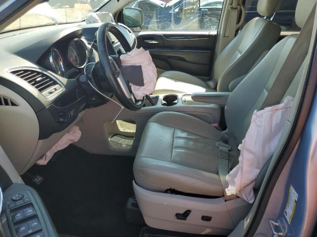 2C4RC1CG8DR535151 - 2013 CHRYSLER TOWN & COU TOURING L BLUE photo 7