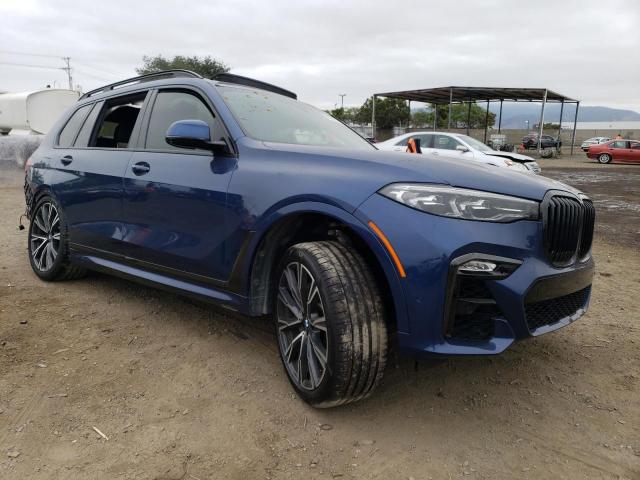 5UXCW2C5XKL085279 - 2019 BMW X7 XDRIVE40I BLUE photo 4