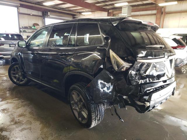 5FNYF8H52NB018072 - 2022 HONDA PASSPORT EXL BLACK photo 2