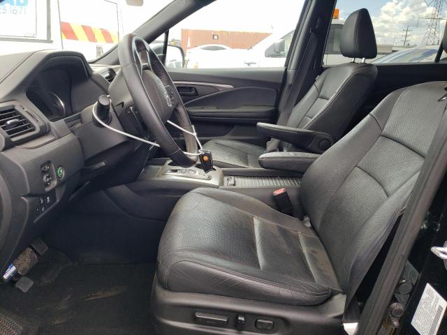 5FNYF8H52NB018072 - 2022 HONDA PASSPORT EXL BLACK photo 7