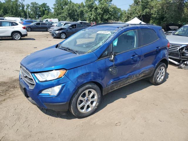 MAJ3P1TE2JC200678 - 2018 FORD ECOSPORT SE Niebieski zdjęcie 1