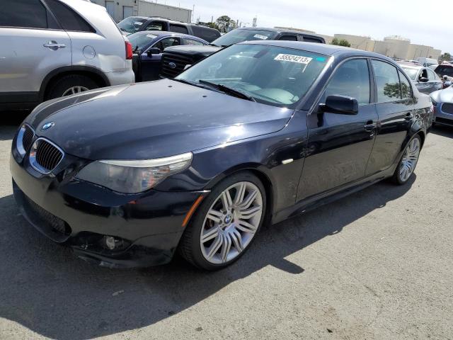 WBANW53578CT52542 - 2008 BMW 550 I BLUE photo 1