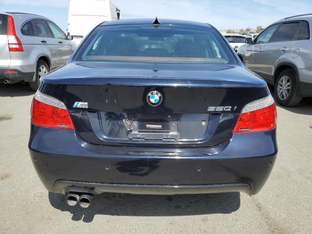 WBANW53578CT52542 - 2008 BMW 550 I BLUE photo 6