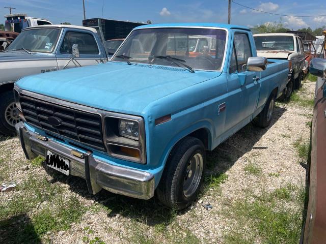 1FTCF1031CPA32012 - 1982 FORD F100 BLUE photo 2