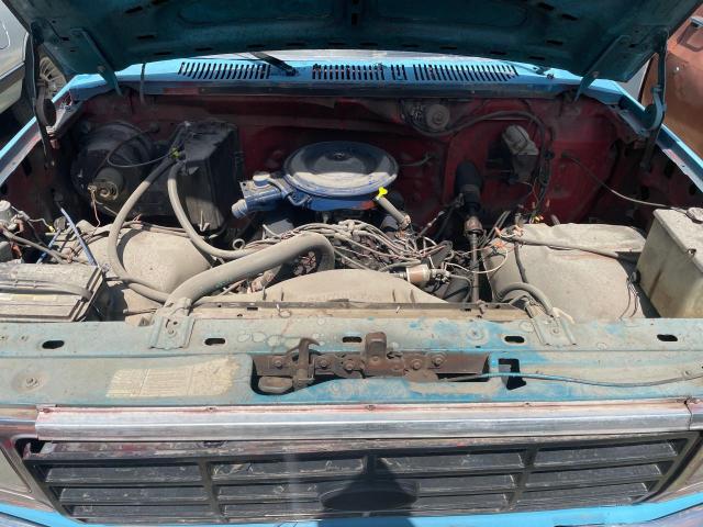 1FTCF1031CPA32012 - 1982 FORD F100 BLUE photo 7