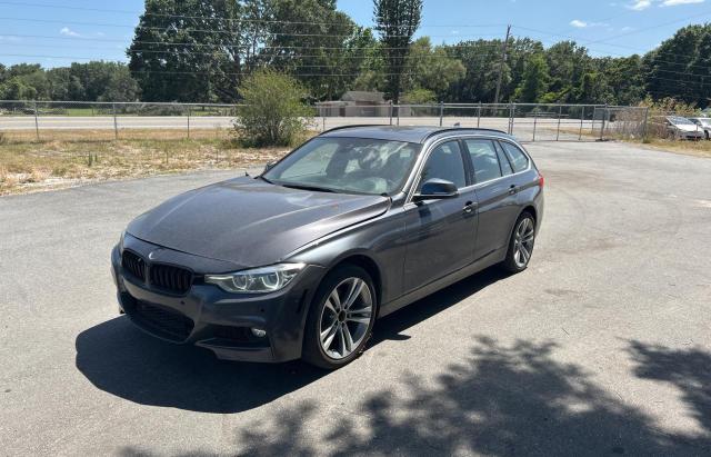 WBA8K3C38HA022948 - 2017 BMW 330 XI Сірий фото 2