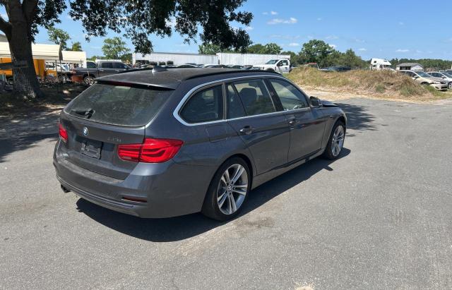WBA8K3C38HA022948 - 2017 BMW 330 XI Сірий фото 4