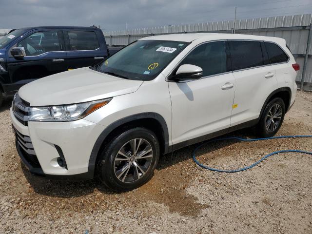 5TDZZRFH2KS316496 - 2019 TOYOTA HIGHLANDER LE WHITE photo 1