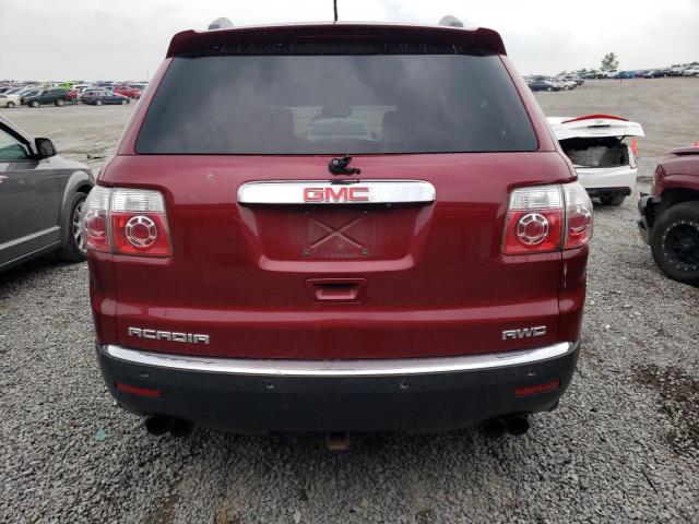 1GKKVSED3BJ206982 - 2011 GMC ACADIA SLT-2 BURGUNDY photo 6