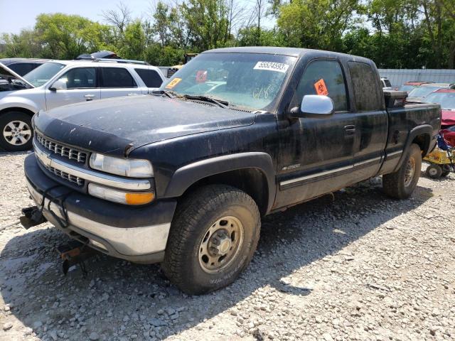 1GCGK29U12Z226539 - 2002 CHEVROLET SILVERADO K2500 BLACK photo 1