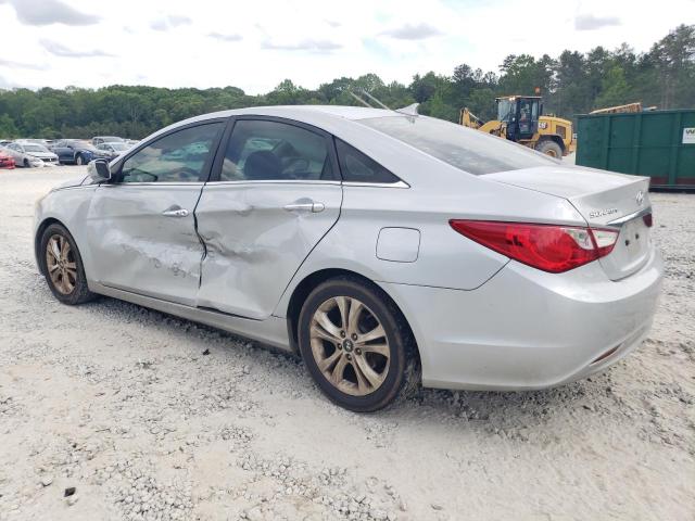 5NPEC4AC3BH016664 - 2011 HYUNDAI SONATA SE SILVER photo 2