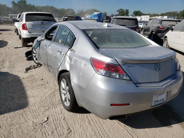 19UUA8F59DA008793 - 2013 ACURA TL TECH SILVER photo 3