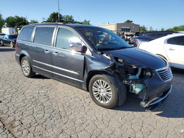 2C4RC1CG5ER232023 - 2014 CHRYSLER TOWN & COU TOURING L BLUE photo 4