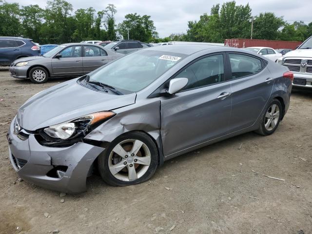 KMHDH4AE6DU782939 - 2013 HYUNDAI ELANTRA GLS GRAY photo 1