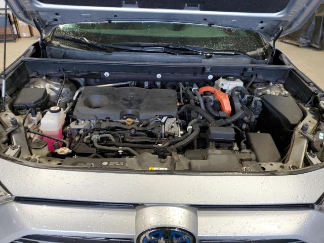 2T3RWRFV2MW127377 - 2021 TOYOTA RAV4 XLE 灰色 照片 12