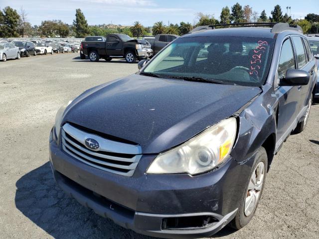 4S4BRBAC4C3201594 - 2012 SUBARU OUTBACK 2.5I GRAY photo 1