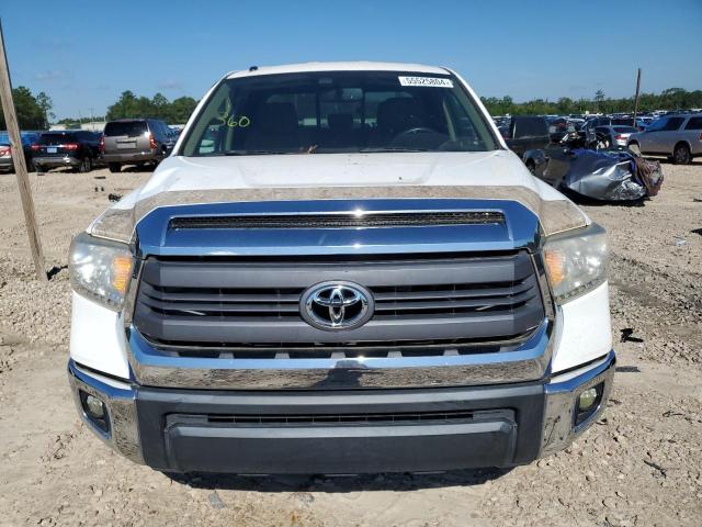 5TFRM5F12FX092284 - 2015 TOYOTA TUNDRA DOUBLE CAB SR/SR5 WHITE photo 5