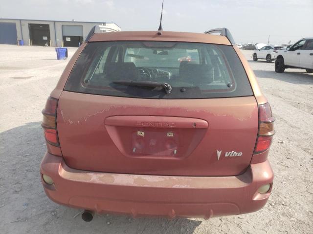 5Y2SL63815Z482680 - 2005 PONTIAC VIBE RED photo 6