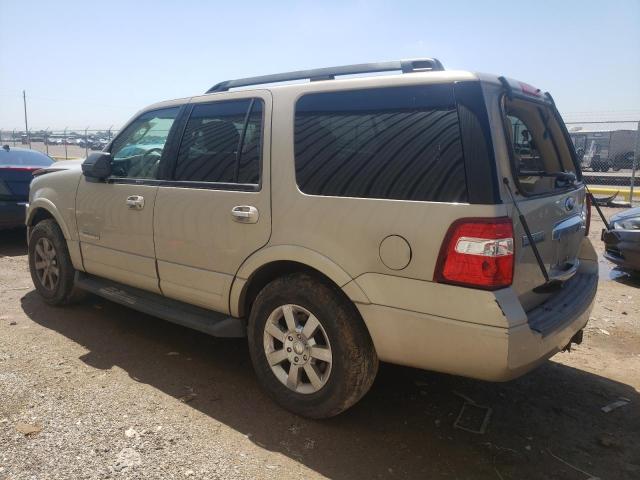 1FMFU15518LA63929 - 2008 FORD EXPEDITION XLT TAN photo 2