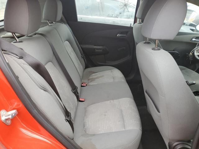 1G1JB6SH8C4108926 - 2012 CHEVROLET SONIC LS ნარინჯისფერი ფოტო 10