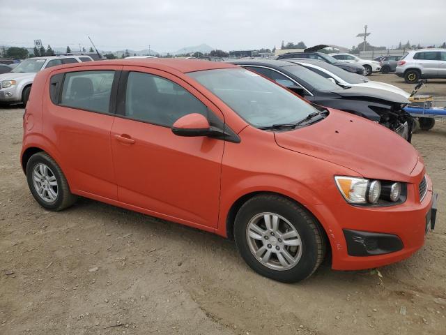 1G1JB6SH8C4108926 - 2012 CHEVROLET SONIC LS ნარინჯისფერი ფოტო 4