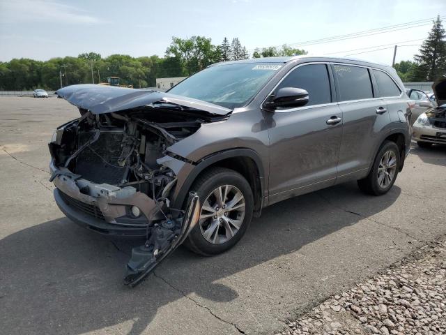 5TDJKRFH3FS170830 - 2015 TOYOTA HIGHLANDER XLE Qara foto 1