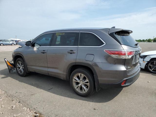 5TDJKRFH3FS170830 - 2015 TOYOTA HIGHLANDER XLE Qara foto 2