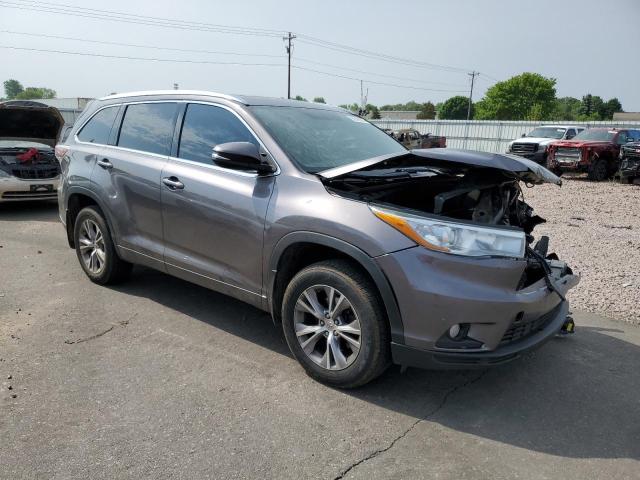 5TDJKRFH3FS170830 - 2015 TOYOTA HIGHLANDER XLE Qara foto 4