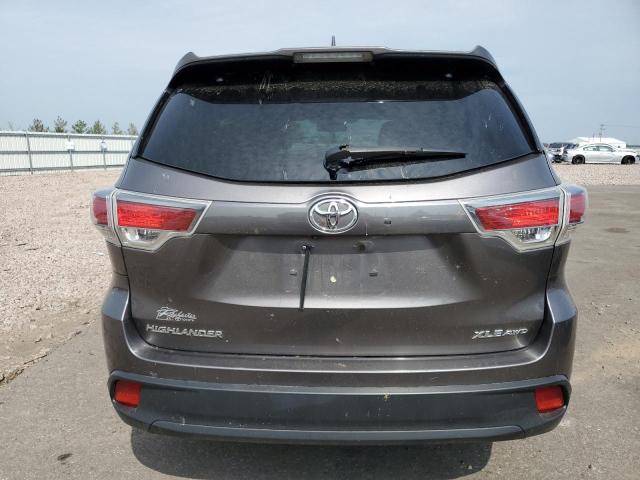 5TDJKRFH3FS170830 - 2015 TOYOTA HIGHLANDER XLE Qara foto 6