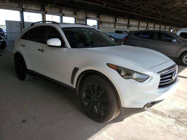 JN8CS1MW0DM170776 - 2013 INFINITI FX37 WHITE photo 4