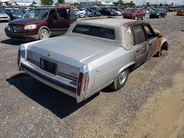 1G6DW51Y8J9718171 - 1988 CADILLAC BROUGHAM SILVER photo 4