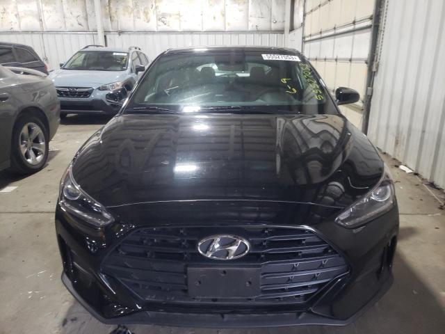 KMHTG6AF2KU006131 - 2019 HYUNDAI VELOSTER BASE BLACK photo 5