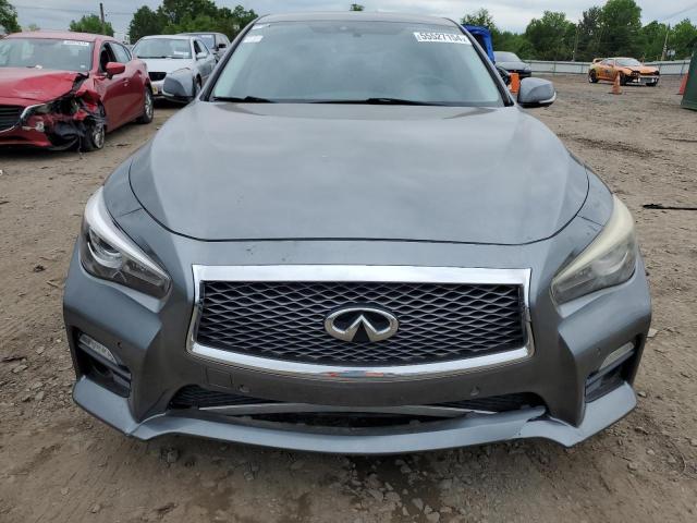 JN1BV7AR9EM698000 - 2014 INFINITI Q50 BASE GRAY photo 5