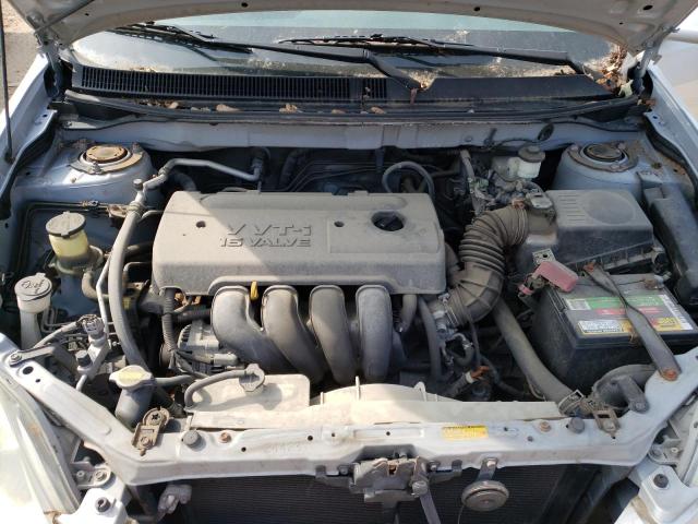 2T1KR32E25C382392 - 2005 TOYOTA MATRIX XR SILVER photo 11