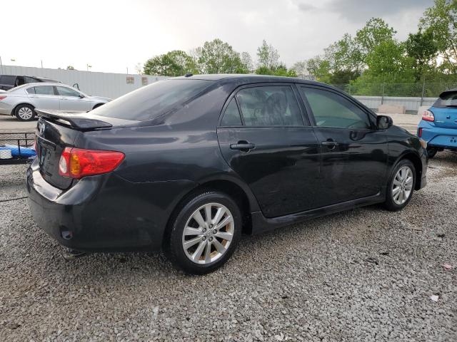 2T1BU40E19C155921 - 2009 TOYOTA COROLLA BASE BLACK photo 3