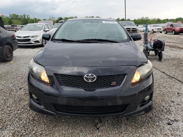 2T1BU40E19C155921 - 2009 TOYOTA COROLLA BASE BLACK photo 5