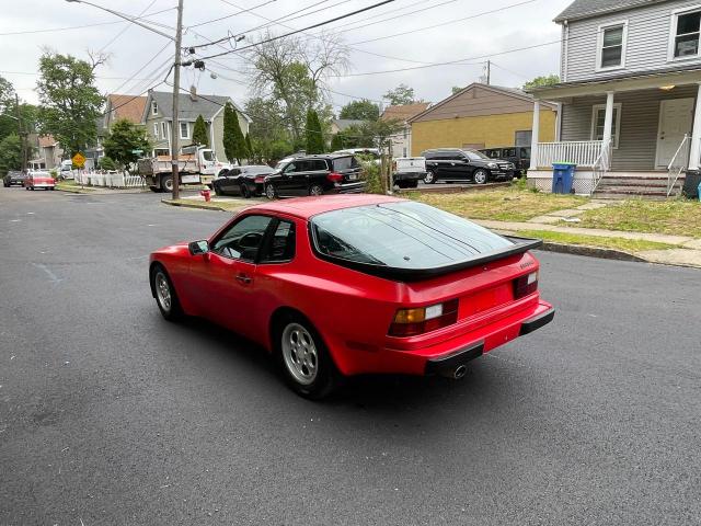 WP0AA0949GN457216 - 1986 PORSCHE 944 RED photo 3