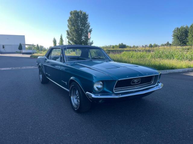 8T01C161903 - 1968 FORD MUSTANG 2D GREEN photo 1