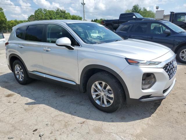 5NMS23AD0KH013744 - 2019 HYUNDAI SANTA FE SE SILVER photo 4