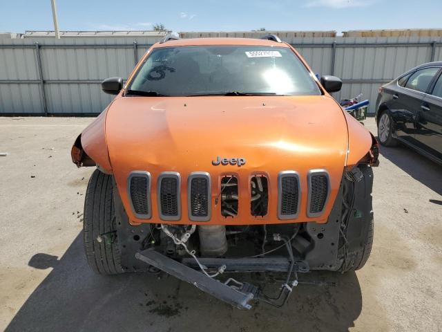 1C4PJMBS5FW523019 - 2015 JEEP CHEROKEE TRAILHAWK ORANGE photo 5