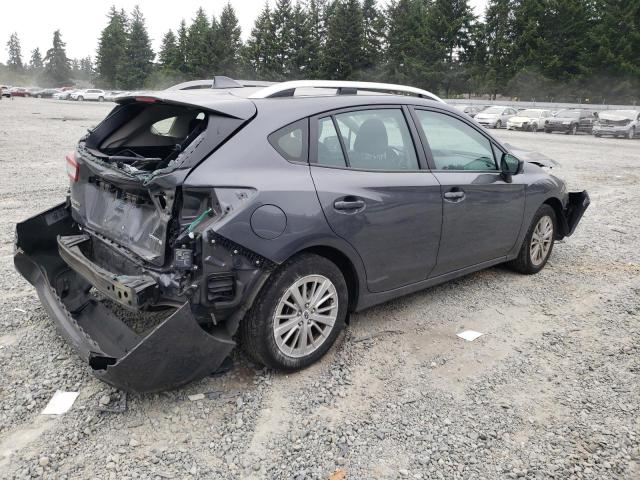 4S3GTAD6XJ3731545 - 2018 SUBARU IMPREZA PREMIUM PLUS GRAY photo 3