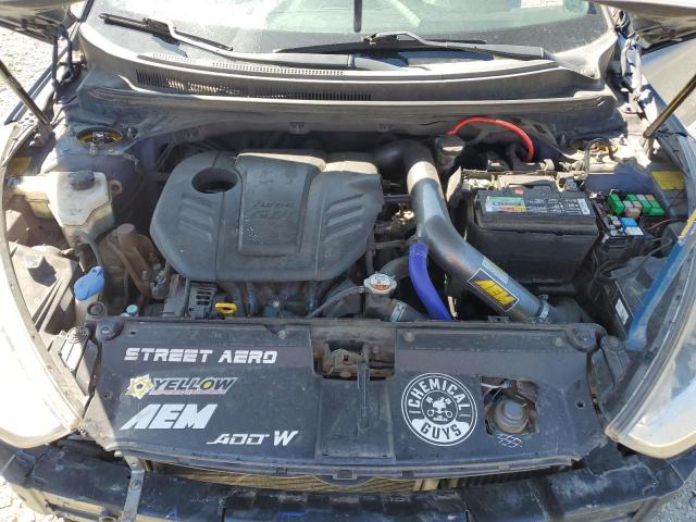 KMHTC6AE6GU250732 - 2016 HYUNDAI VELOSTER TURBO BLUE photo 11